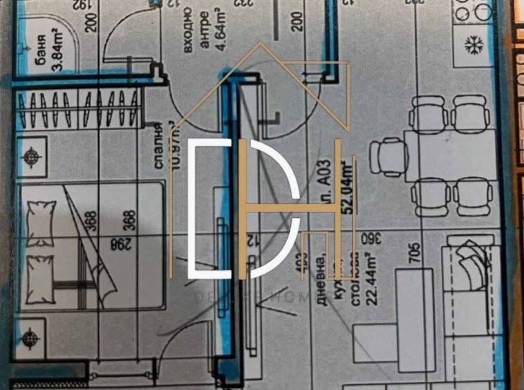 Двустаен апартамент в Пловдив, Христо Смирненски - 60 кв.м за 1817 €/кв.м - Снимка #1