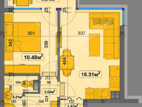 Двустаен апартамент в с. Чайка, Област Варна - 57 кв.м за 2148 €/кв.м - Снимка #1