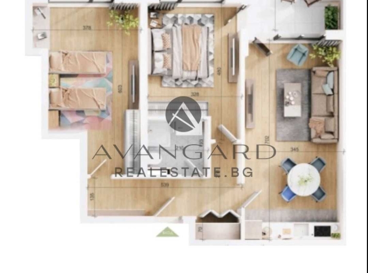 Тристаен апартамент в Пловдив, Тракия - 102 кв.м за 1500 €/кв.м - Снимка #1