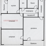 Дава се под наем Четиристаен апартамент в Варна, Център - 94 кв.м за 598.23 € - Снимка #1