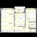 Тристаен апартамент в Пловдив, Прослав - 95 кв.м за 1190 €/кв.м - Снимка #1