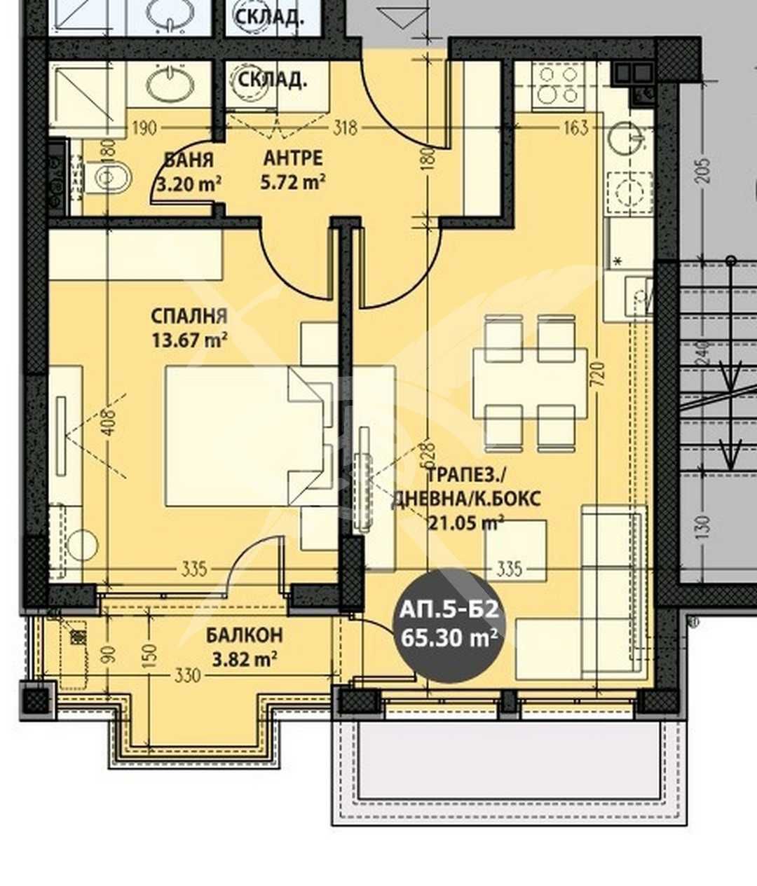 Двустаен апартамент в София, Витоша - 66 кв.м за 2660 €/кв.м - Снимка #1