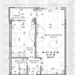 Двустаен апартамент в Пловдив, Кючук Париж - 74 кв.м за 1041 €/кв.м - Снимка #1