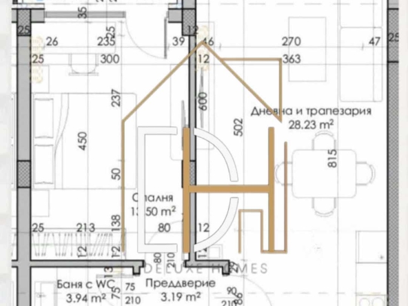 Двустаен апартамент в Пловдив, Южен - 74 кв.м за 1041 €/кв.м - Снимка #1