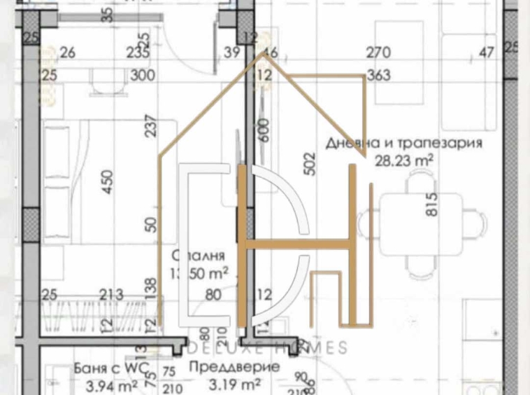 Двустаен апартамент в Пловдив, Южен - 74 кв.м за 1041 €/кв.м - Снимка #1