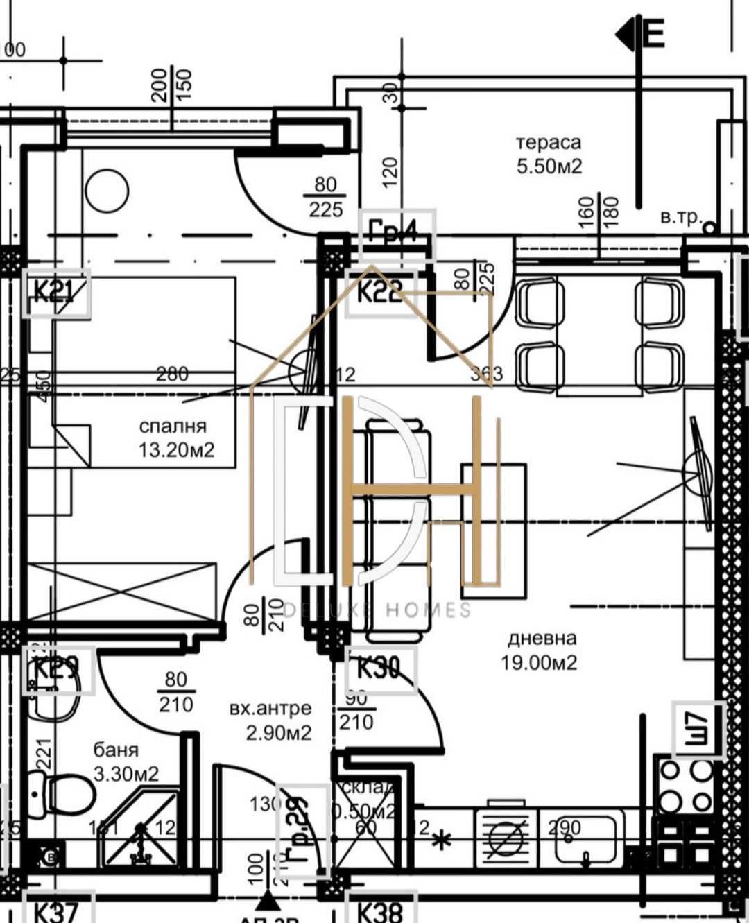 Двустаен апартамент в Пловдив, Остромила - 56 кв.м за 1375 €/кв.м - Снимка #1