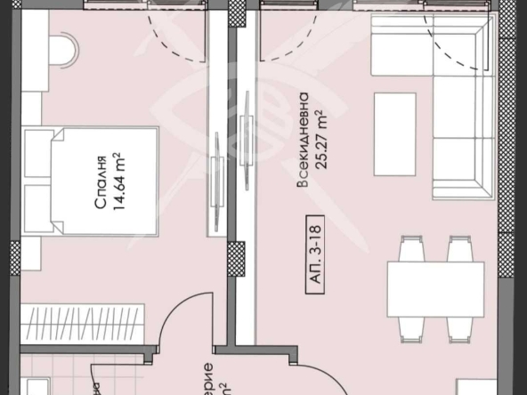 Двустаен апартамент в Пловдив, Остромила - 72 кв.м за 1667 €/кв.м - Снимка #1