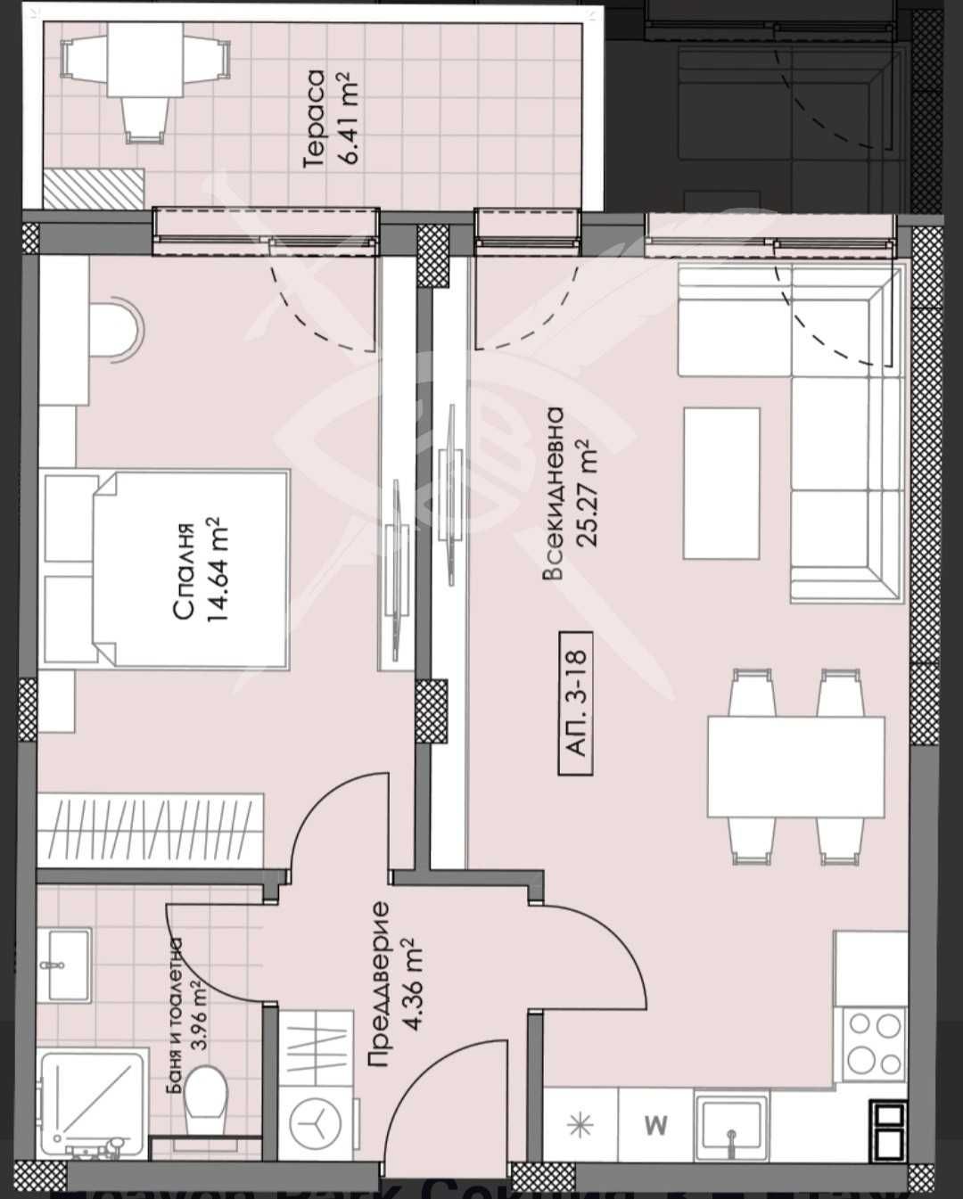 Двустаен апартамент в Пловдив, Остромила - 72 кв.м за 1667 €/кв.м - Снимка #1