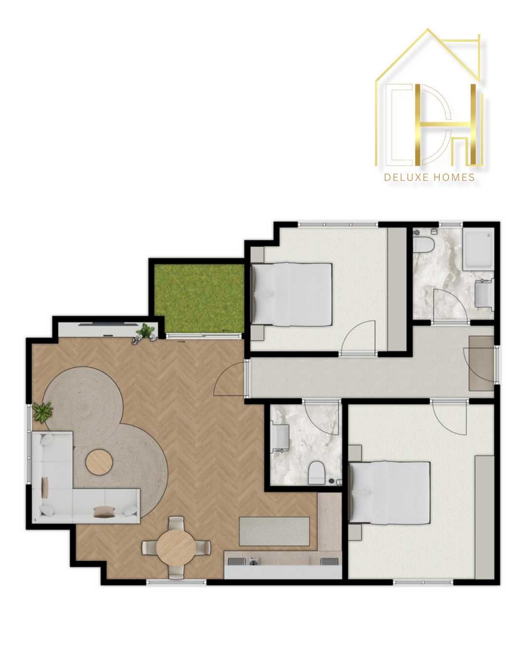 Тристаен апартамент в Пловдив, Беломорски - 99 кв.м за 1435 €/кв.м - Снимка #1