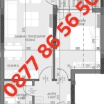 Двустаен апартамент в Пловдив, Гагарин - 60 кв.м за 1550 €/кв.м - Снимка #1