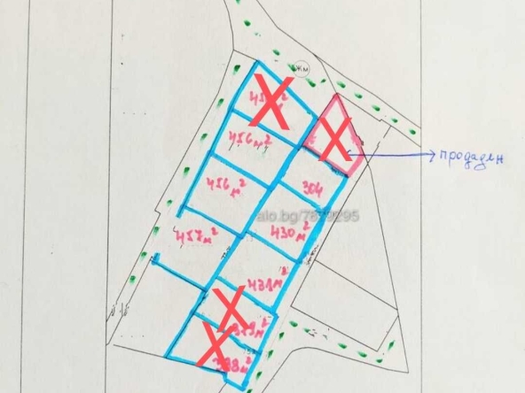 Парцел в Асеновград - 304 кв.м за 26 €/кв.м - Снимка #1