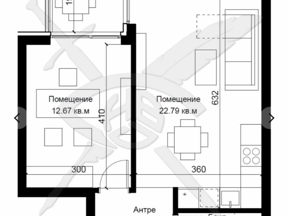 Двустаен апартамент в Варна, Център - 70 кв.м за 1286 €/кв.м - Снимка #1