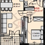 Двустаен апартамент в София, Горна баня - 75 кв.м за 1966 €/кв.м - Снимка #1