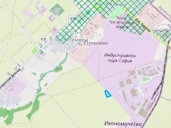 Парцел в Божурище - 7297 кв.м за 105 €/кв.м - Снимка #1