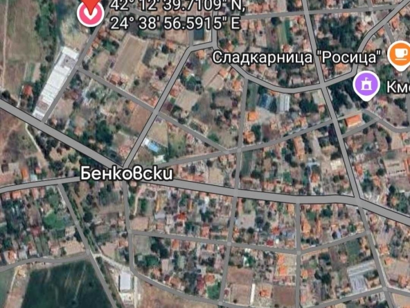 Парцел в с. Бенковски, Област Пловдив - 1000 кв.м за 44 €/кв.м - Снимка #1