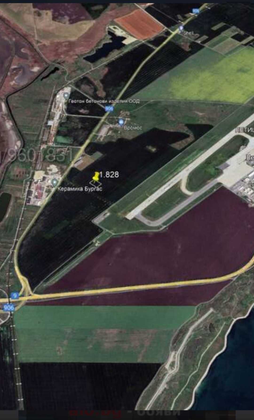 Парцел в Бургас, Сарафово - 4500 кв.м за 3 €/кв.м - Снимка #1