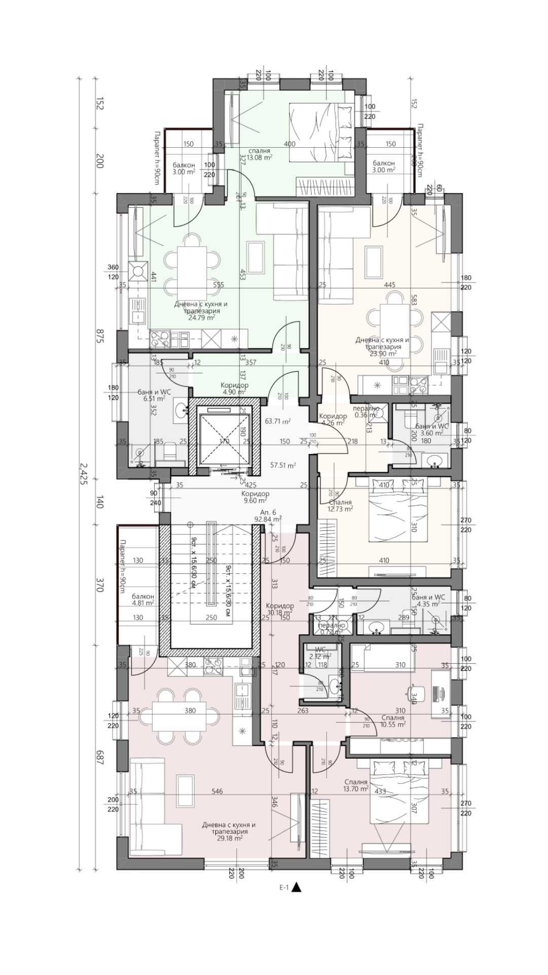 Двустаен апартамент в Пловдив, Христо Смирненски - 67 кв.м за 1008 €/кв.м - Снимка #1