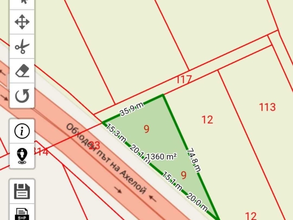 Парцел в с. Равда, Област Бургас - 1360 кв.м за 20 €/кв.м - Снимка #1