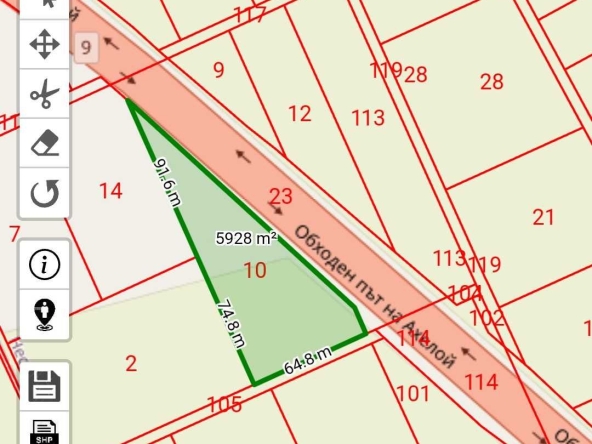 Парцел в с. Равда, Област Бургас - 5923 кв.м за 21 €/кв.м - Снимка #1