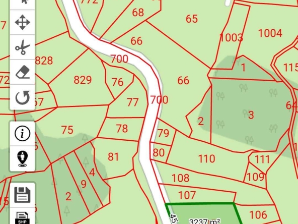 Парцел в к.к. Пампорово - 1618 кв.м за 51 €/кв.м - Снимка #1