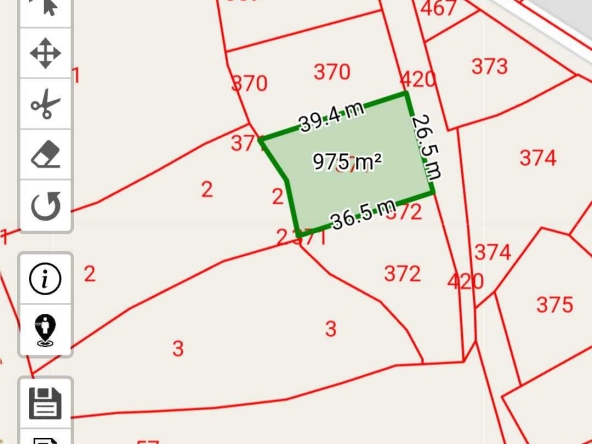 Парцел в Шумен, Пазара - 974 кв.м за 11 €/кв.м - Снимка #1