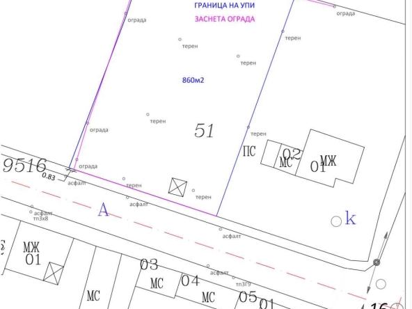 Парцел в с. Кабиле, Област Ямбол - 860 кв.м за 65 €/кв.м - Снимка #1