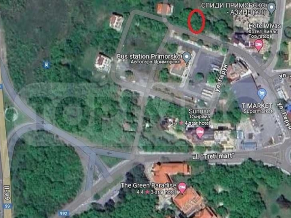 Парцел в Приморско - 1735 кв.м за 103 €/кв.м - Снимка #1