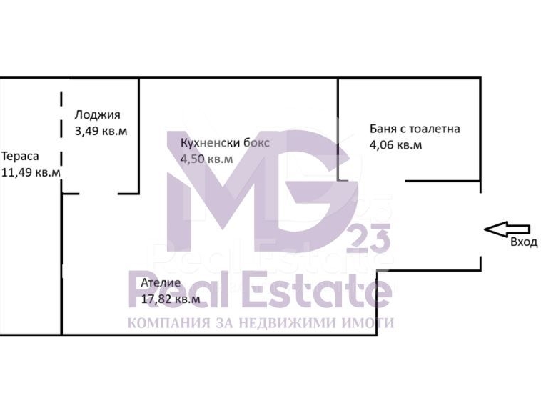 Ателие в Пловдив, Кършияка - 60 кв.м за 1556 €/кв.м - Снимка #1