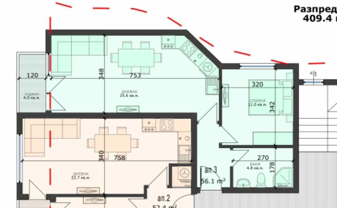 Двустаен апартамент в Варна, м-т Сотира - 66 кв.м за 1496 €/кв.м - Снимка #1
