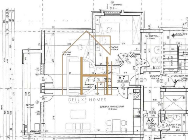 Тристаен апартамент в Пловдив, Христо Смирненски - 115 кв.м за 1400 €/кв.м - Снимка #1