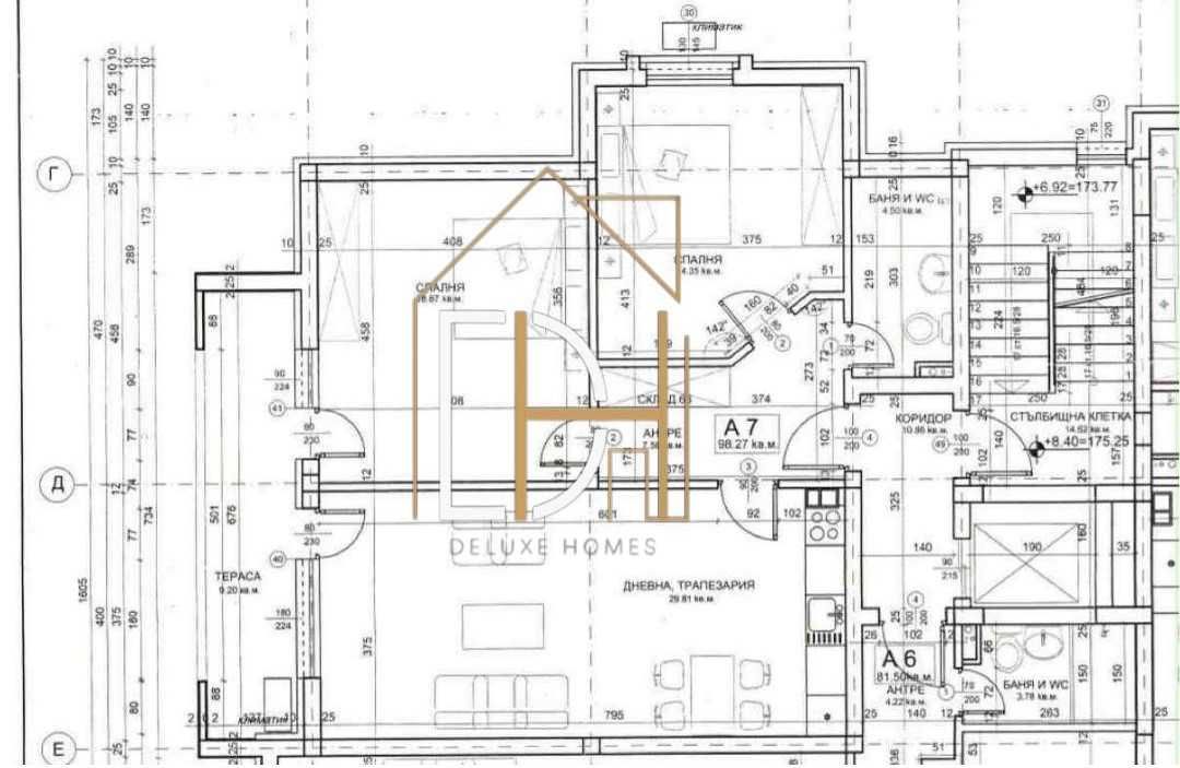 Тристаен апартамент в Пловдив, Христо Смирненски - 115 кв.м за 1400 €/кв.м - Снимка #1