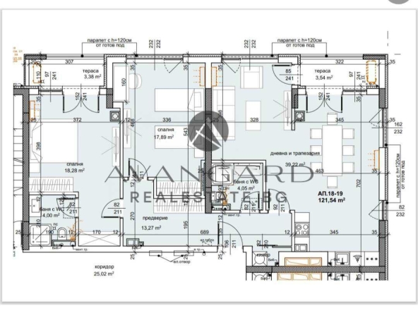 Тристаен апартамент в Пловдив, Тракия - 140 кв.м за 721 €/кв.м - Снимка #1