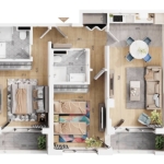 Тристаен апартамент в Пловдив, Тракия - 106 кв.м за 1878 €/кв.м - Снимка #1