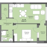 Двустаен апартамент в Пловдив, Южен - 66 кв.м за 1240 €/кв.м - Снимка #1