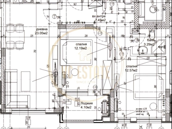 Тристаен апартамент в Пловдив, Христо Смирненски - 89 кв.м за 1112 €/кв.м - Снимка #1