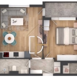 Двустаен апартамент в Пловдив, Кършияка - 60 кв.м за 1230 €/кв.м - Снимка #1