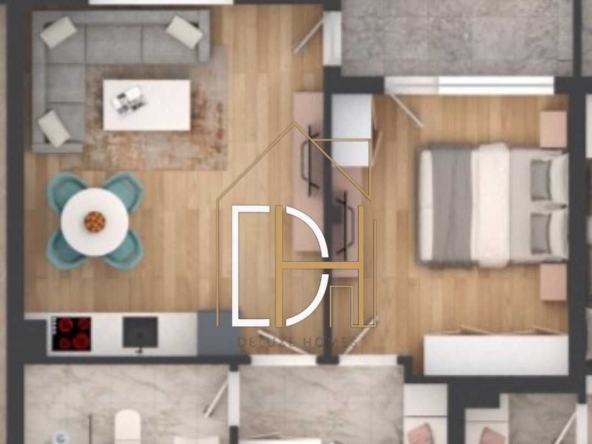 Двустаен апартамент в Пловдив, Кършияка - 60 кв.м за 1230 €/кв.м - Снимка #1