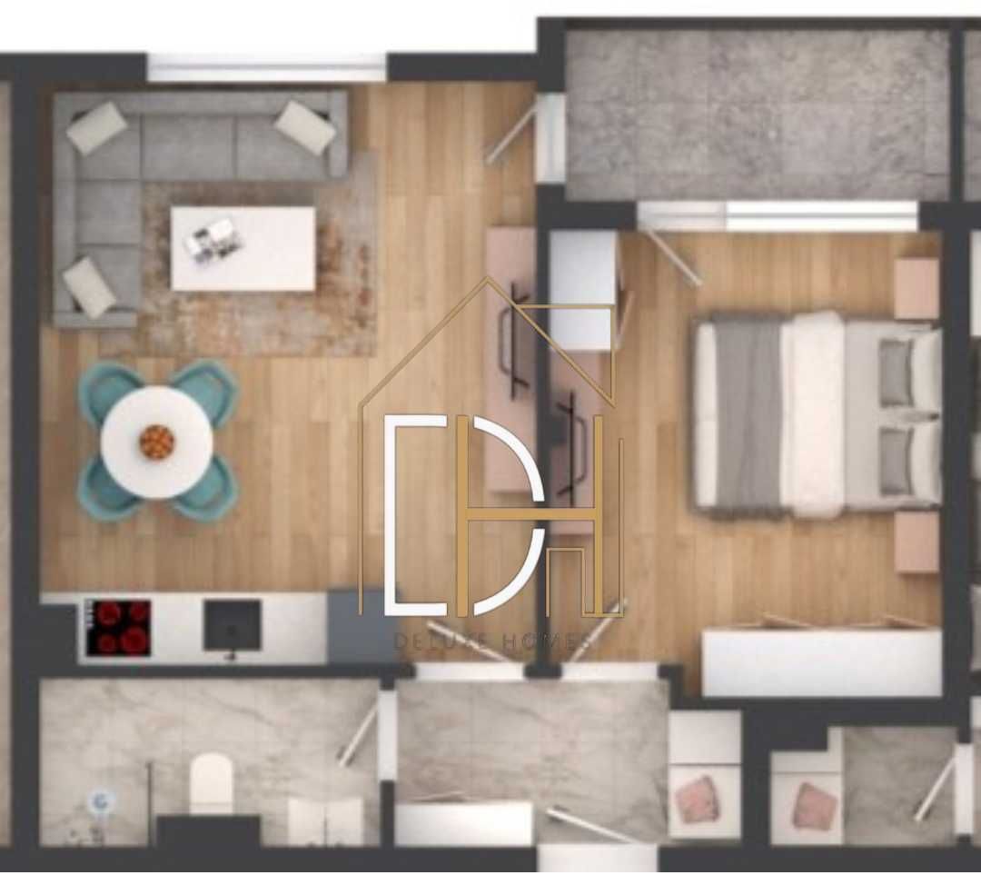 Двустаен апартамент в Пловдив, Кършияка - 60 кв.м за 1230 €/кв.м - Снимка #1