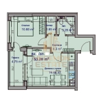 Двустаен апартамент в Варна, Младост 1 - 65 кв.м за 1059 €/кв.м - Снимка #1