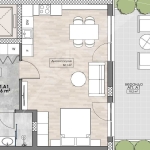 Едностаен апартамент в Пловдив, Кършияка - 60 кв.м за 1277 €/кв.м - Снимка #1