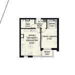 Двустаен апартамент в София, Зона Б-5 - 56 кв.м за 1812 €/кв.м - Снимка #1