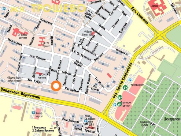 Дава се под наем Гараж / Паркомясто в Варна, Левски - 12 кв.м за 56.1 € - Снимка #1