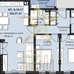 Тристаен апартамент в Пловдив, Христо Смирненски - 128 кв.м за 1221 €/кв.м - Снимка #1