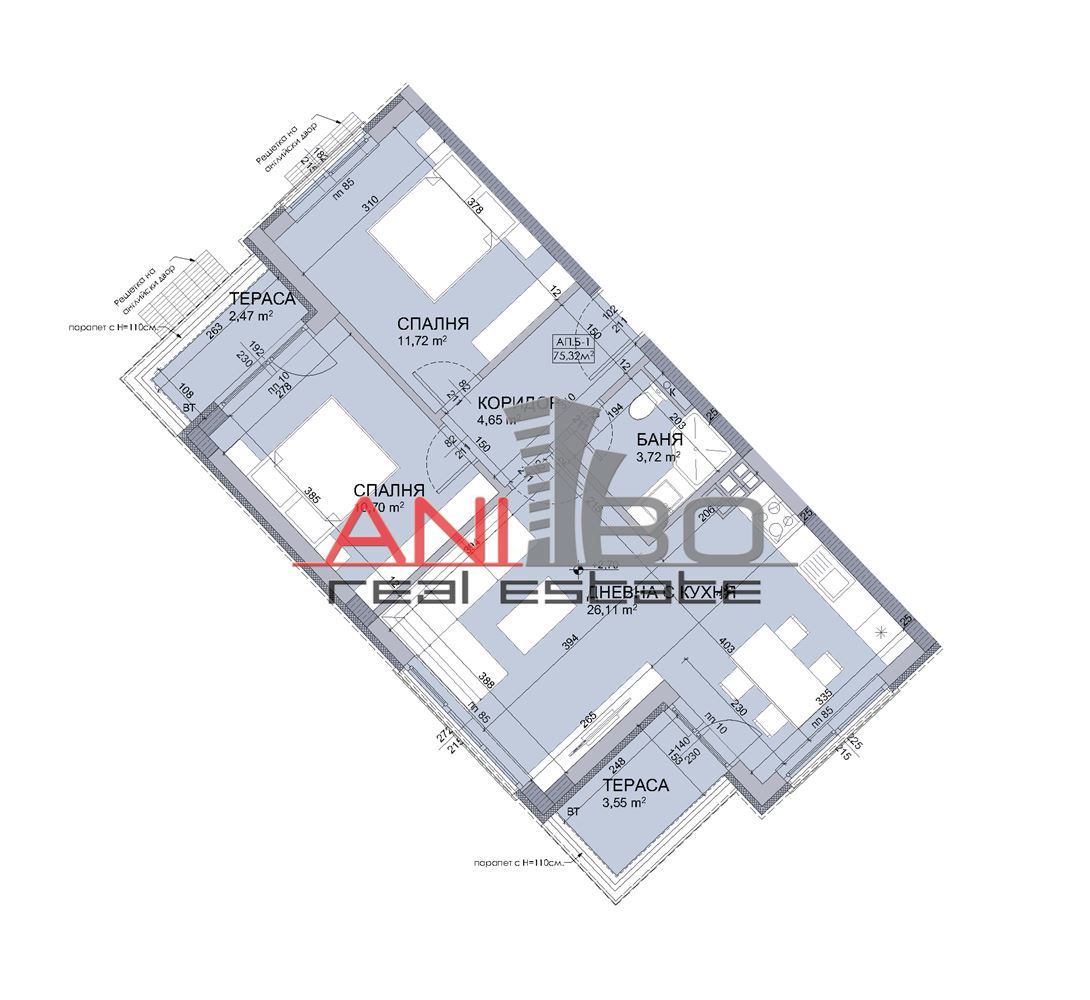 Тристаен апартамент в София, Овча купел - 92 кв.м за 1941 €/кв.м - Снимка #1