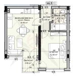 Двустаен апартамент в Варна, Виница - 63 кв.м за 1047 €/кв.м - Снимка #1