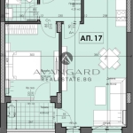 Двустаен апартамент в Пловдив, Кършияка - 68 кв.м за 1236 €/кв.м - Снимка #1