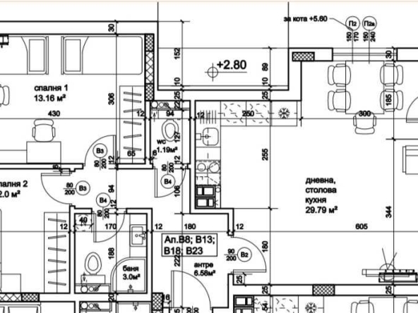 Тристаен апартамент в Пловдив, Кючук Париж - 108 кв.м за 730 €/кв.м - Снимка #1