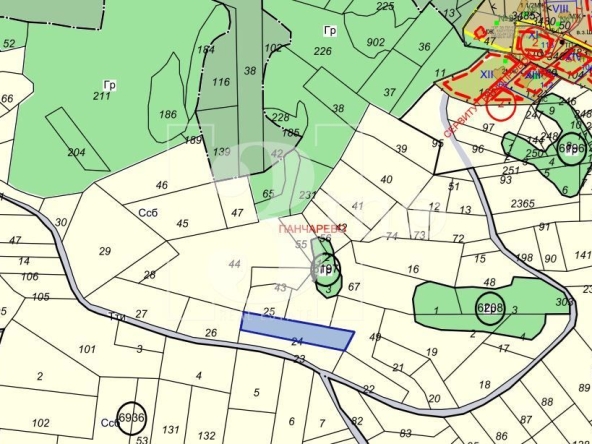 Парцел в с. Бистрица, Област София-град - 2001 кв.м за 80 €/кв.м - Снимка #1