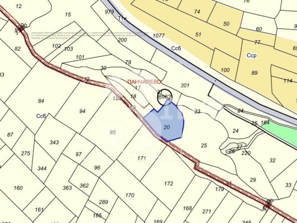 Парцел в с. Бистрица, Област София-град - 2200 кв.м за 30 €/кв.м - Снимка #1