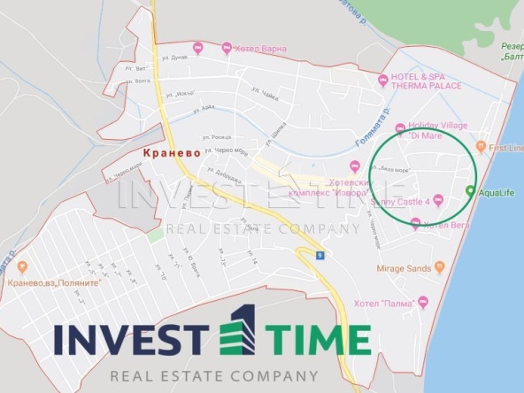 Парцел в с. Кранево, Област Добрич - 1504 кв.м за 142 €/кв.м - Снимка #1